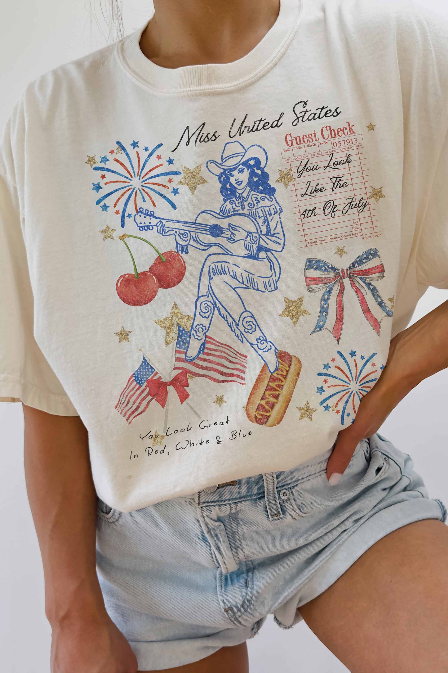 MISS UNITED STATES OVERSIZED TEE