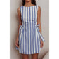 STRIPED MINI DRESS