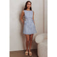 STRIPED MINI DRESS