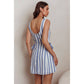 STRIPED MINI DRESS