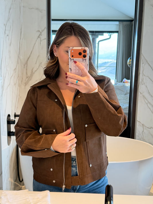 The Jackson Ridge Faux Suede jacket