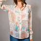 The Desert Bloom Button-Down Blouse